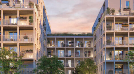 Programme immobilier neuf Insouciance - Orly proche Paris résidence neuve écoquartier avec espaces verts (94310) - Référence : 17176
