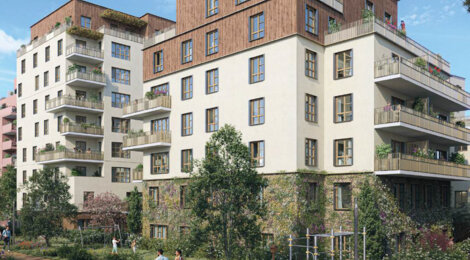 Programme immobilier neuf Mésange - Orly quartier Parc en Scène à deux pas du métro 14 et RER C (94310) - Référence : 16753