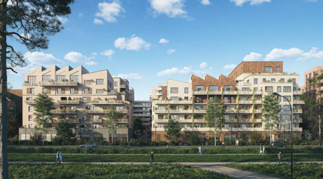 Programme immobilier neuf Mésange - Orly quartier Parc en Scène à deux pas du métro 14 et RER C (94310) - Référence : 16753