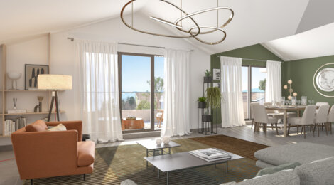 Programme immobilier neuf RESONANCE - Ornex : appartements neufs T2–T4 à 20 min de Genève (01210) - Référence : 12988