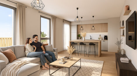 Programme immobilier neuf L Ecrin de Chantilly - Orvault Petit Chantilly  aux portes de Nantes (44700) - Référence : 15539