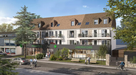 Programme immobilier neuf RESIDENCE DES IMPRESSIONNISTES - Osny : 24 appartements neufs du studio au T4 à 3 min de la ligne J (95520) - Référence : 8735
