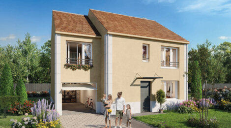 Programme immobilier neuf Les villas du Bois Joli - Osny maison proche du parc du Château (95520) - Référence : 18461