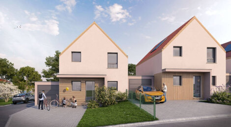 Programme immobilier neuf Le Hamo Des Prés - Osthoffen aux portes de Strasbourg (67990) - Référence : 9426