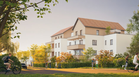 Programme immobilier neuf L'Éden - Ostwald aux portes de Strasbourg en 10 min (67540) - Référence : 15895