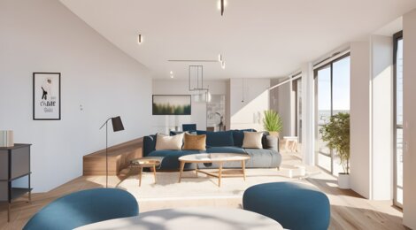 Programme immobilier neuf Les Belles Rives - Ouistreham : appartements neufs du 2 au 4 pièces à 300m du port (14150) - Référence : 14447
