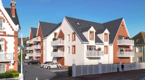 Programme immobilier neuf Les Belles Rives - Ouistreham : appartements neufs du 2 au 4 pièces à 300m du port (14150) - Référence : 14447