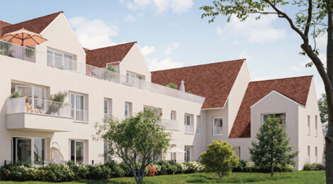 Programme immobilier neuf Jardin Ofelia - Ouistreham dans un cadre paisible proche de Caen et des plages (14150) - Référence : 14454