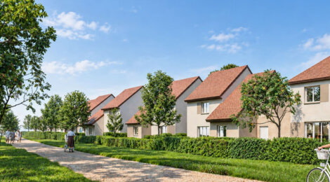 Programme immobilier neuf Le Domaine de la Naffetière - Ouistreham logements avec extérieur proches des plages (14150) - Référence : 18603