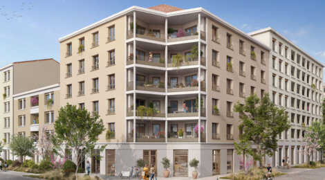 Programme immobilier neuf BE HAPPY - Bâtiment B | Parking Silo - Oullins-Pierre-Bénite adresse connectée au métro (69600) - Référence : 17351