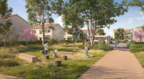Programme immobilier neuf Arborélia - Oullins-Pierre-Bénite logements neufs quartier du Perron (69310) - Référence : 17724