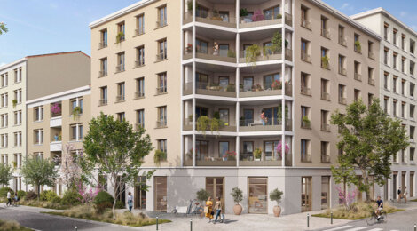 Programme immobilier neuf BE HAPPY - Oullins-Pierre-Bénite quartier Saulaie métro B à pied (69600) - Référence : 17211
