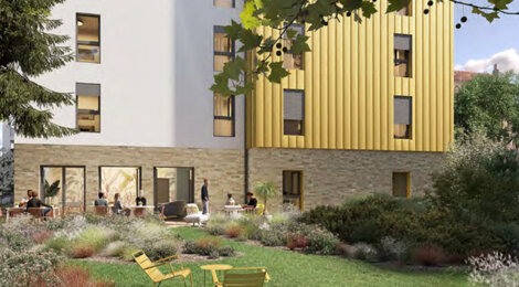 Programme immobilier neuf RUBIX - Oullins-Pierre-Bénite studios étudiants métro ligne B (69600) - Référence : 15985