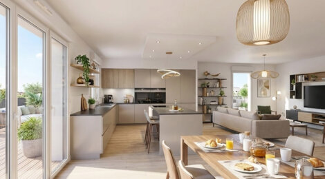 Programme immobilier neuf LES JARDINS DE LISA - Ozoir-la-Ferrière centre-ville à deux pas du  RER E (77330) - Référence : 16304