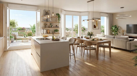 Programme immobilier neuf Les Terrasses du 105 - Ozoir-la-Ferrière proche RER E (77330) - Référence : 16305