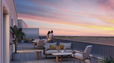 Programme immobilier neuf REFLET - Paimboeuf : appartements neufs du 2 au 4 pièces en environnement paisible face à la Loire (44560) - Référence : 7608