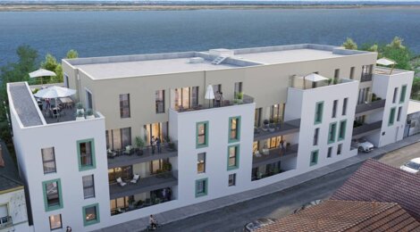 Programme immobilier neuf REFLET - Paimboeuf : appartements neufs du 2 au 4 pièces en environnement paisible face à la Loire (44560) - Référence : 7608