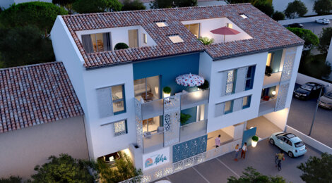 Programme immobilier neuf ALOHA - Palavas-les-Flots emplacement idéal proche de la plage (34250) - Référence : 15173