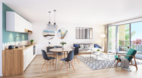 Programme immobilier neuf 98 Paris Est - Pantin à proximité immédiate du métro 7 (93500) - Référence : 16650
