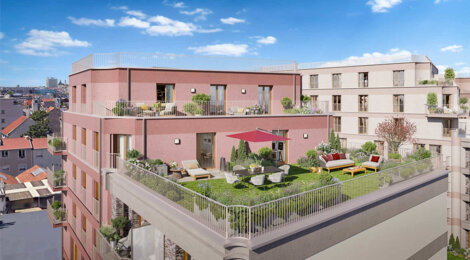 Programme immobilier neuf Les Jardins Kléber - Pantin à quelques pas du métro 5 (93500) - Référence : 16572