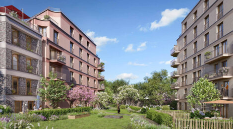 Programme immobilier neuf Les Jardins Kléber - Pantin à quelques pas du métro 5 (93500) - Référence : 16572
