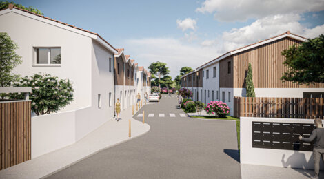 Programme immobilier neuf Carré Bel Air - Parempuyre : Maisons T3–T4 avec jardins privatifs, parking sécurisé et proximité commerces (33290) - Référence : 7087