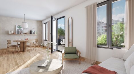 Programme immobilier neuf LES TERRASSES DE LA ROTONDE - Paris 12 proche métro 8 Porte de Charenton (75012) - Référence : 8875