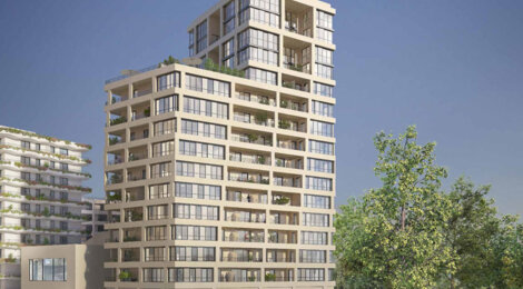 Programme immobilier neuf DIMENSION - Paris 17e : 64 appartements T1–T5 avec vues sur la Tour Eiffel et transports dans le quartier Batignolles-Monceau (75017) - Référence : 174