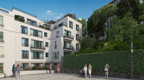 Programme immobilier neuf PALAZZO - Paris 19 : Appartements studio–T4 avec plancher chauffant, RT2012 et proximité Parc des Buttes-Chaumont (75019) - Référence : 6694