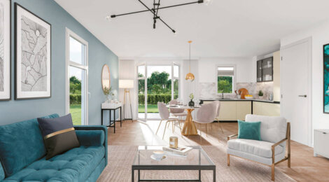Programme immobilier neuf Domaine Pissarro - Parmain : Maisons T5 avec jardins privatifs, parking sécurisé et proximité Paris (95620) - Référence : 14784