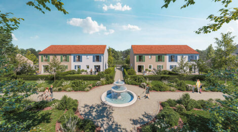 Programme immobilier neuf Domaine Pissarro - Parmain : Maisons T5 avec jardins privatifs, parking sécurisé et proximité Paris (95620) - Référence : 14784