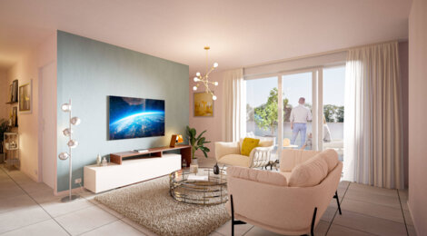 Programme immobilier neuf LES TERRASSES DU TRINQUET - Pau à proximité du Palais des Sports et des commodités (64000) - Référence : 11046