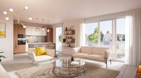 Programme immobilier neuf LES TERRASSES DU TRINQUET - Pau à proximité du Palais des Sports et des commodités (64000) - Référence : 11046