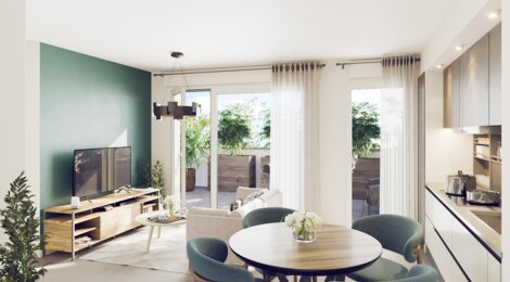 Programme immobilier neuf FAIRPLAY - Pau : appartements neufs du 2 au 4 pièces face à l’hippodrome (64000) - Référence : 15455