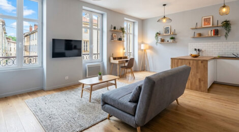 Programme immobilier neuf RUE PASTEUR - Pau studio rénové proche centre-ville (64000) - Référence : 17030