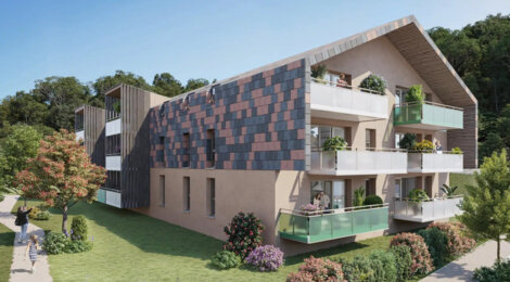 Programme immobilier neuf Résidence du Val Saint Denis - Pavilly : 92 appartements neufs entre forêt et 20 min de Rouen, résidence séniors LMNP (76570) - Référence : 15652