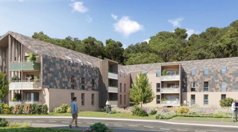 Programme immobilier neuf Résidence du Val Saint Denis - Pavilly : 92 appartements neufs entre forêt et 20 min de Rouen, résidence séniors LMNP (76570) - Référence : 15652