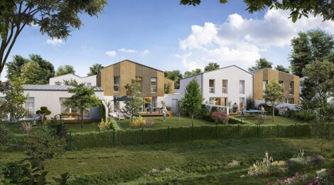 Programme immobilier neuf Rivéa - Périgny : maisons et appartements neufs du 2 au 5 pièces en berges du canal de Rompsay (17180) - Référence : 14538
