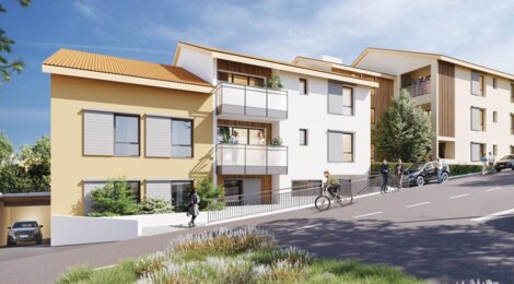 Programme immobilier neuf FRONTALIA - Péron : Appartements T2–T4 avec jardins privatifs, ascenseur et proximité Suisse (01630) - Référence : 6834