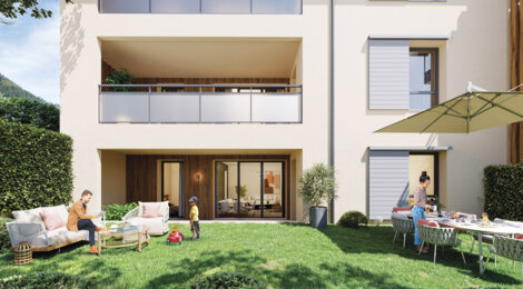 Programme immobilier neuf FRONTALIA - Péron : Appartements T2–T4 avec jardins privatifs, ascenseur et proximité Suisse (01630) - Référence : 6834