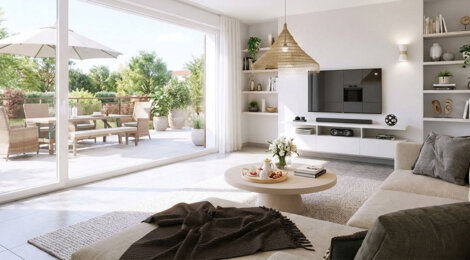 Programme immobilier neuf VILLA SACHA - Perrignier appartements neufs proches Léman Express et Genève (74550) - Référence : 17118