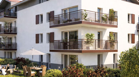 Programme immobilier neuf VILLA SACHA - Perrignier appartements neufs proches Léman Express et Genève (74550) - Référence : 17118