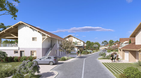 Programme immobilier neuf LES JARDINS DU GENEVRAY - Perrignier proche centre ville (74550) - Référence : 12877