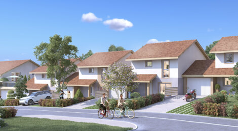 Programme immobilier neuf LES JARDINS DU GENEVRAY - Perrignier proche centre ville (74550) - Référence : 12877
