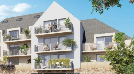 Programme immobilier neuf L'ENVOGUE - Perros-Guirec : appartements neufs du 2 au 4 pièces à 500 m du Port de Plaisance (22700) - Référence : 11020