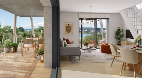 Programme immobilier neuf INDIGO - Perros-Guirec face au port de plaisance (22700) - Référence : 14660