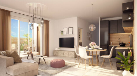 Programme immobilier neuf La Réserve - PESSAC (33) - Pessac : Appartements T2–T4 avec balcons, jardins et RT2012 à 10 min de la Forêt du Bourgailh (33600) - Référence : 14251