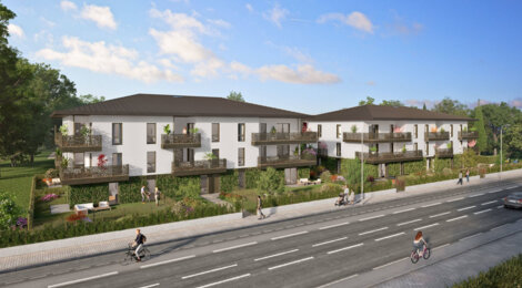 Programme immobilier neuf La Réserve - PESSAC (33) - Pessac : Appartements T2–T4 avec balcons, jardins et RT2012 à 10 min de la Forêt du Bourgailh (33600) - Référence : 14251