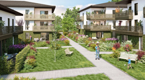 Programme immobilier neuf La Réserve - PESSAC (33) - Pessac : Appartements T2–T4 avec balcons, jardins et RT2012 à 10 min de la Forêt du Bourgailh (33600) - Référence : 14251