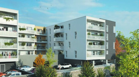 Programme immobilier neuf Les Balcons d'Aristide - Petit-Couronne : 74 appartements neufs 1 à 3 pièces à 15 min du centre historique de Rouen (76650) - Référence : 16012